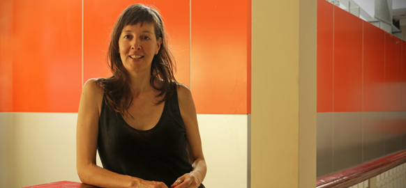 Gabriela Rivadeneira, artista visual y docente de la UArtes