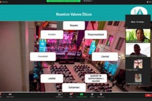 María Fernanda Plaza, directora de Asuntos Estudiantiles.