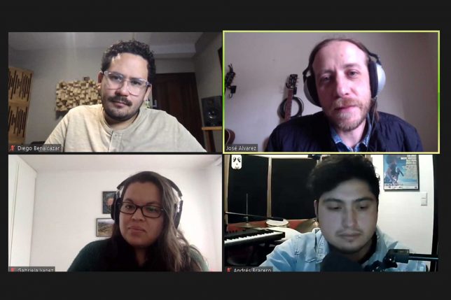 Docentes de la UArtes y de la UDLA dialogaron sobre la educación en audio