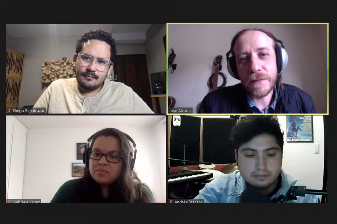 Docentes de la UArtes y de la UDLA dialogaron sobre la educación en audio